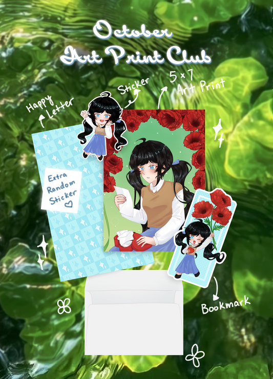 Brilliant Red Art Print Club Subscription (INTERNATIONAL ONLY)